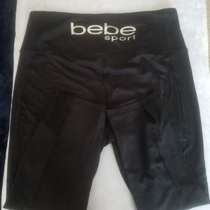 Bebe medium black active leggings